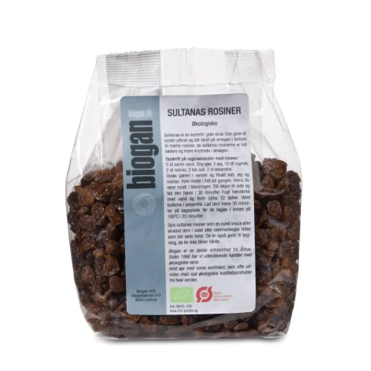 Biogan Rosiner Sultanas Ø – 500 g. v:4521733