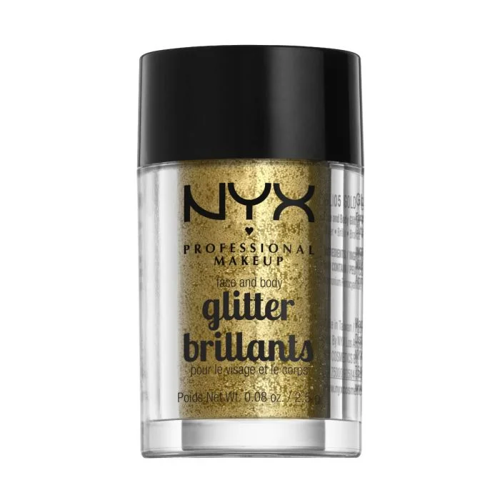 NYX Professional Makeup Face & Body Glitter Gold 5 v:1819551 NYX Professional Makeup Face & Body Glitter Gold 5 v:1819551