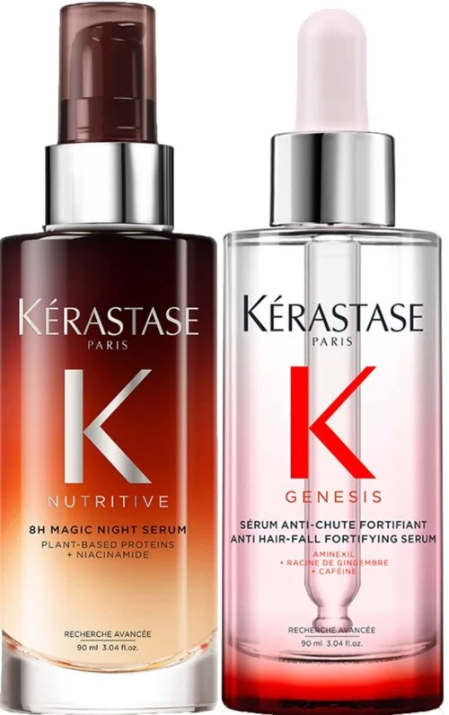 Kérastase Genesis Serum Anti Chute Fortifiant 90 ml & Nutritive 8H Overnight Serum 90 ml v:8406777