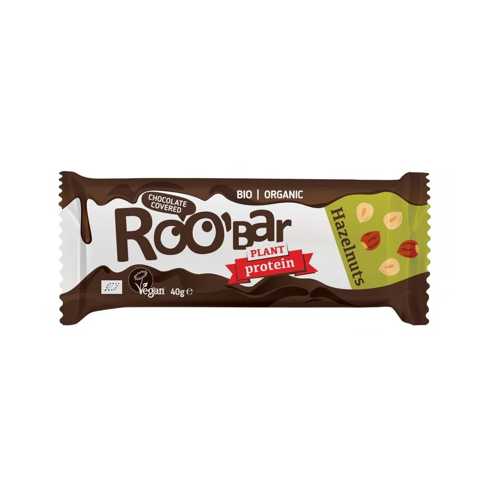 Roobar Protein Choko Hasselnød Ø – 30 g v:5536640