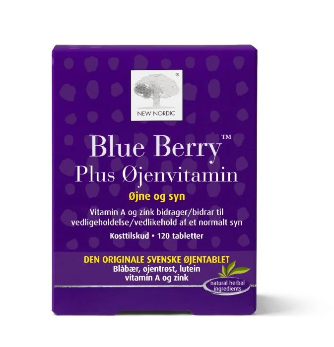 New Nordic Blue Berry plus Øjenvitamin 120 tabl v:5458548