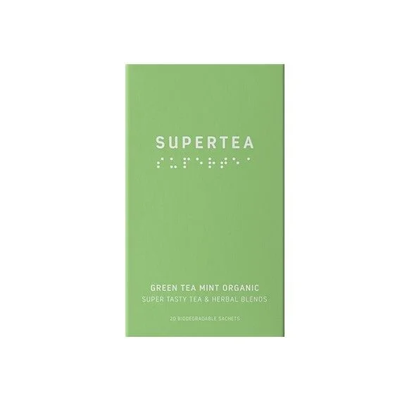 Teministeriet Supertea Green Tea Mint Organic – 20 teposer v:8877497 Teministeriet Supertea Green Tea Mint Organic – 20 teposer v:8877497