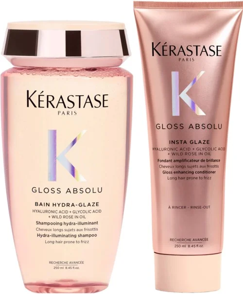 Kérastase Gloss Absolu Bundle Bain Hydra-Glaze Shampoo 250 ml & Insta Glaze Conditioner 250 ml v:8552472
