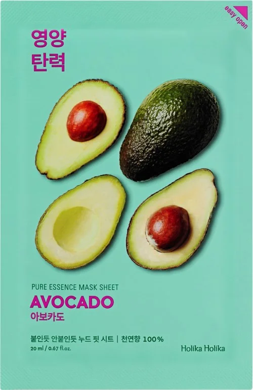 Holika Holika Pure Essence Mask Sheet Avocado 20 ml v:7349795 Holika Holika Pure Essence Mask Sheet Avocado 20 ml v:7349795