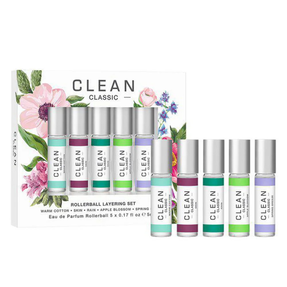 Gift Set Spring Layering Collection Eau de Parfum Gift Box 5 x 5 ml - Clean v:4387609