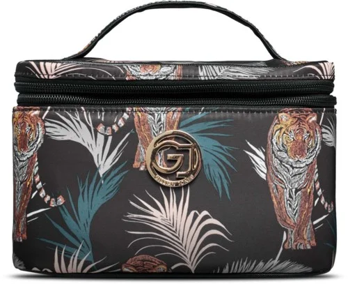 Gillian Jones Beautybox Black Tiger And Palm Print v:2115822