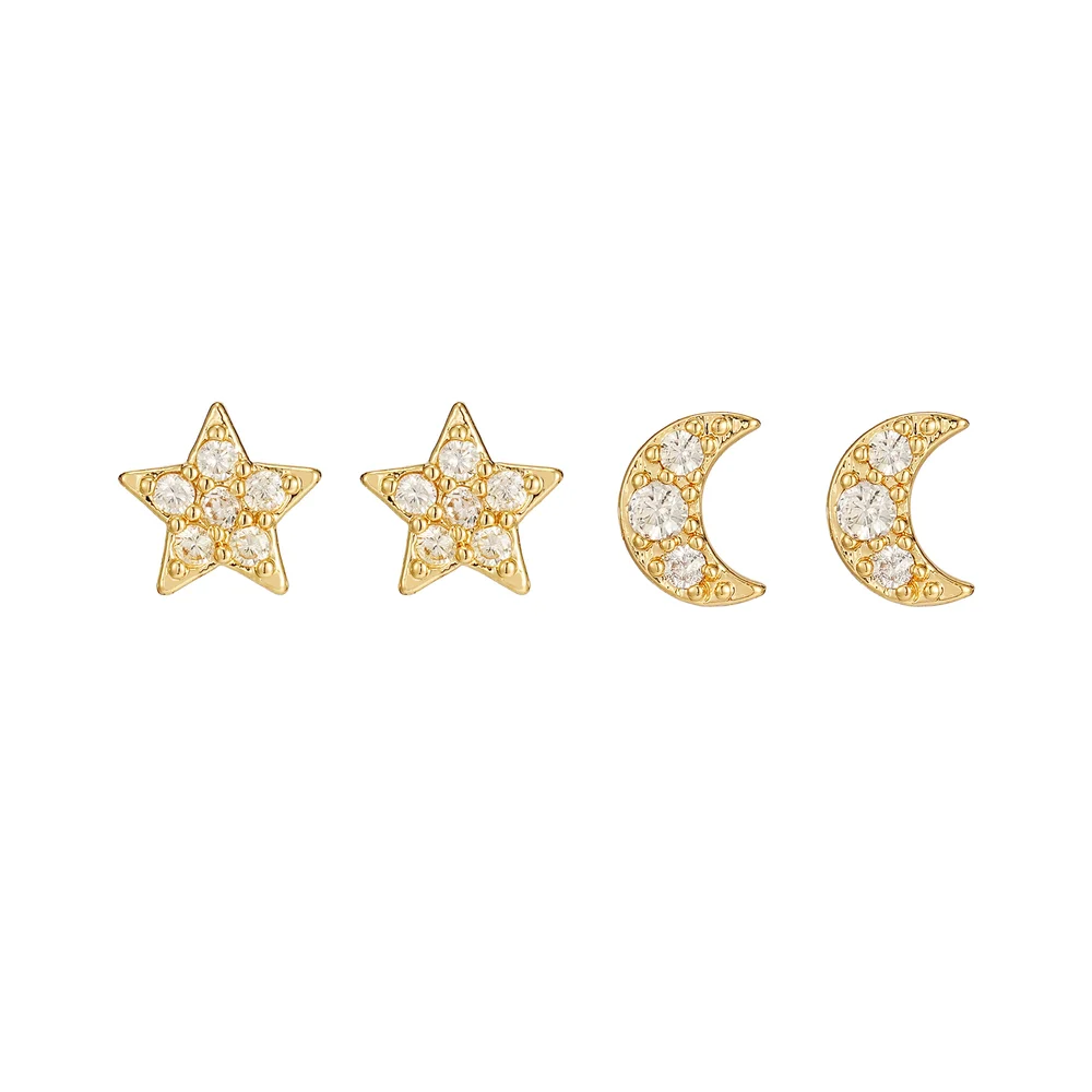 By Sophia Stella Earring Set v:8792130