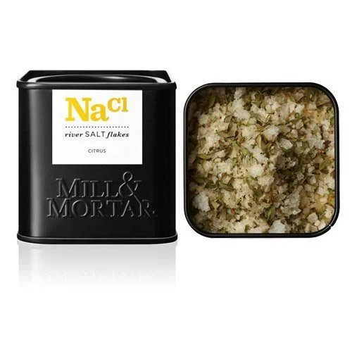 Mill & Mortar River Salt Flakes sitrus – 70 g v:4146347