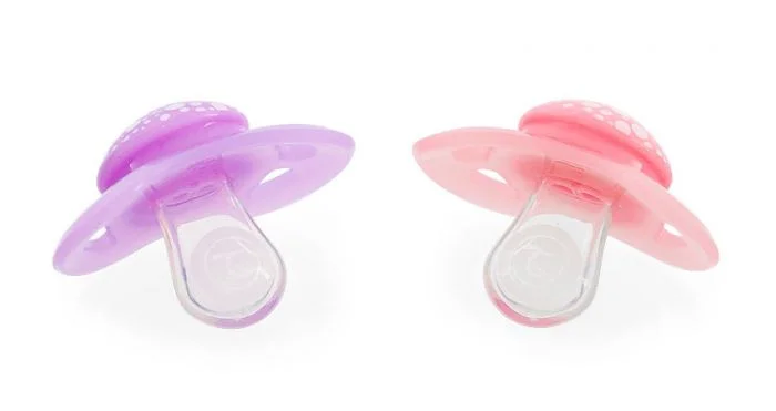 Twistshake 2x Smokk 0-6m Rosa Lilla v:6597364