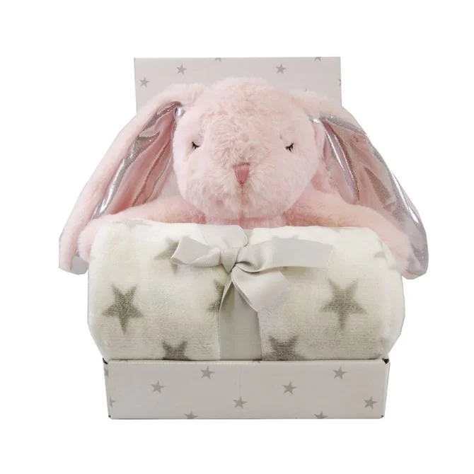 Carlo Baby fleeceteppe med kosekanin v:8350500 Carlo Baby fleeceteppe med kosekanin v:8350500