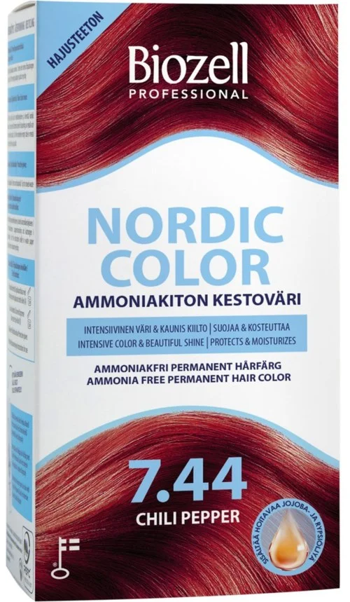 Biozell Nordic Color Permanent Hair Color Chili Pepper 7.44 v:4534954 Biozell Nordic Color Permanent Hair Color Chili Pepper 7.44 v:4534954