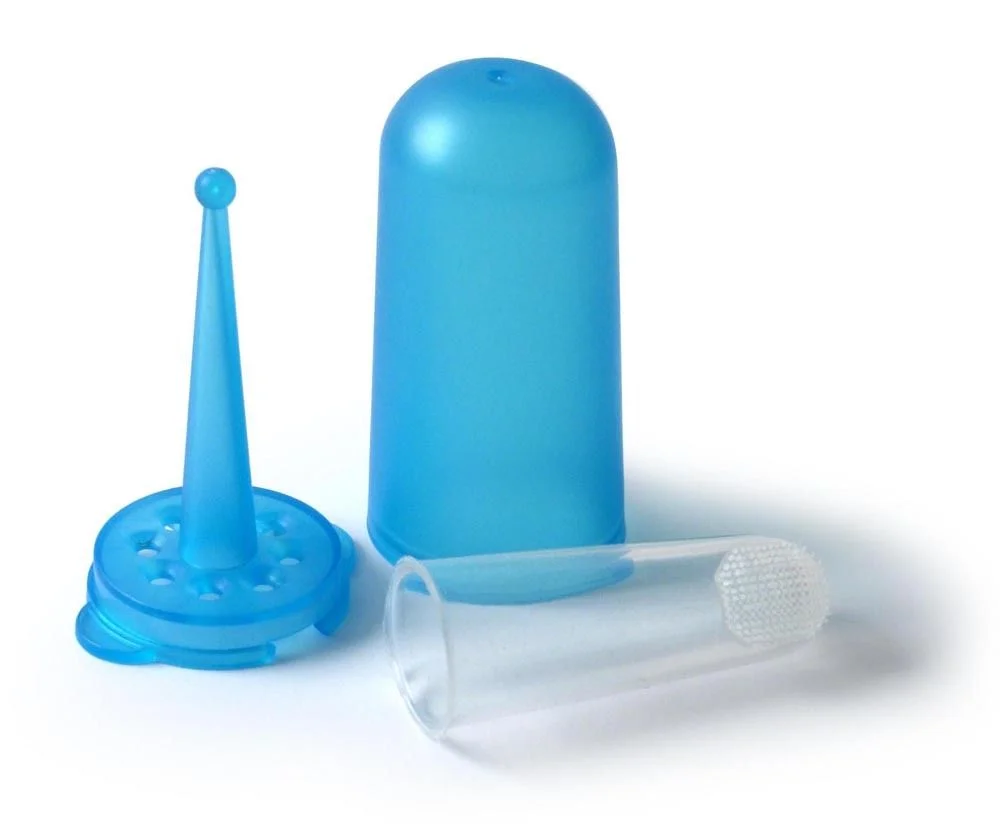 Reer Fingertannbørste med oppbevaringsboks v:4304884 Reer Fingertannbørste med oppbevaringsboks v:4304884