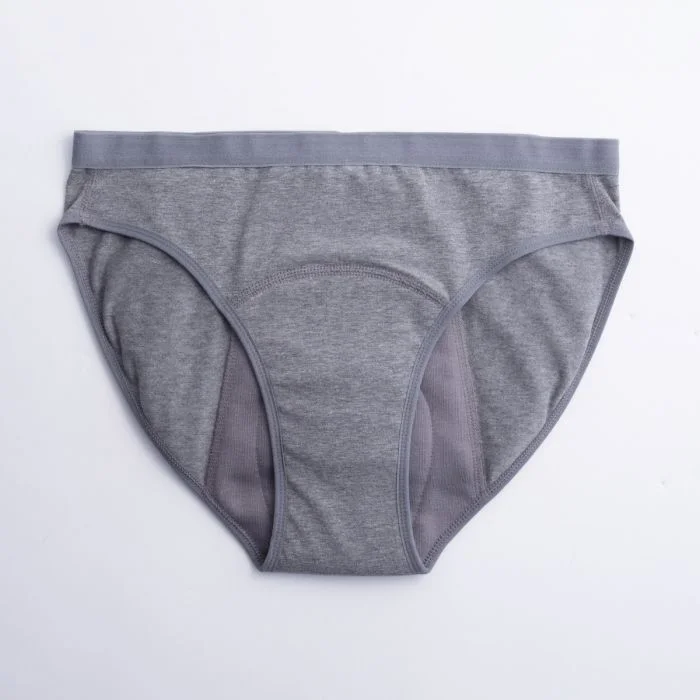 ImseVimse mensentruse bikini L gråmelert v:8948612 ImseVimse mensentruse bikini L gråmelert v:8948612