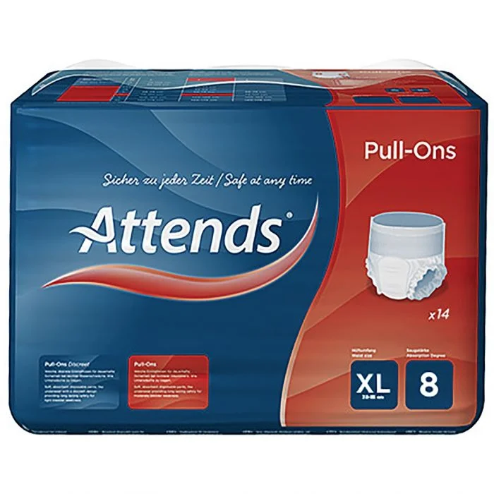 Attends Pull-Ons 8 Bleiebukse XL 14stk v:3808258 Attends Pull-Ons 8 Bleiebukse XL 14stk v:3808258