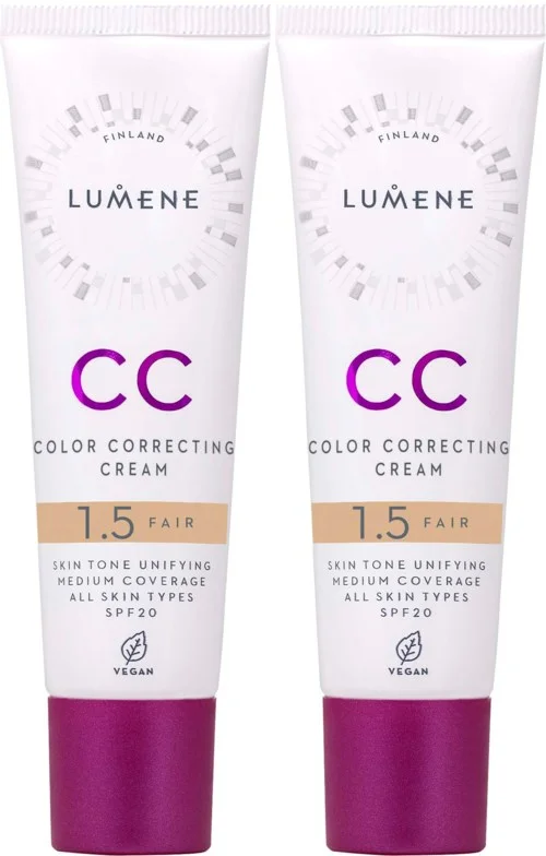 Lumene Bundle CC Color Correcting Cream SPF20 Fair x 2 v:4754149 Lumene Bundle CC Color Correcting Cream SPF20 Fair x 2 v:4754149