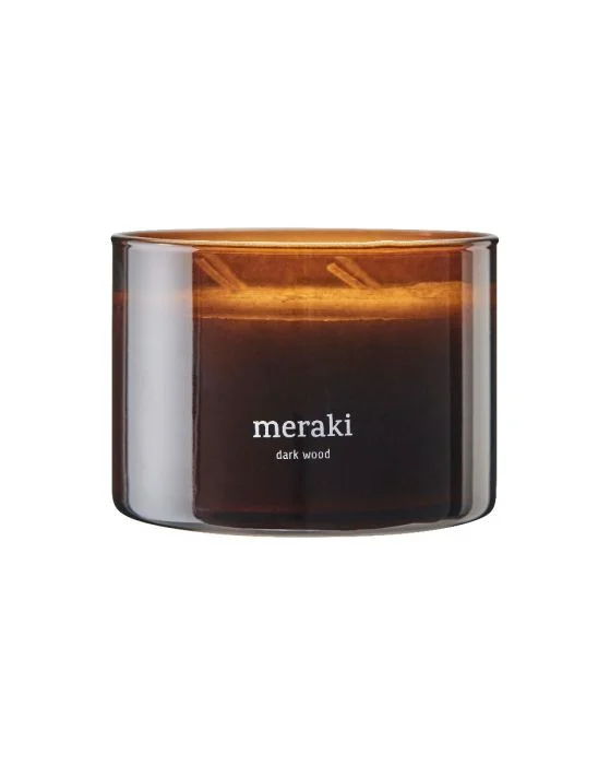 Meraki Duftlys Dark wood 340 gram v:1838177 Meraki Duftlys Dark wood 340 gram v:1838177