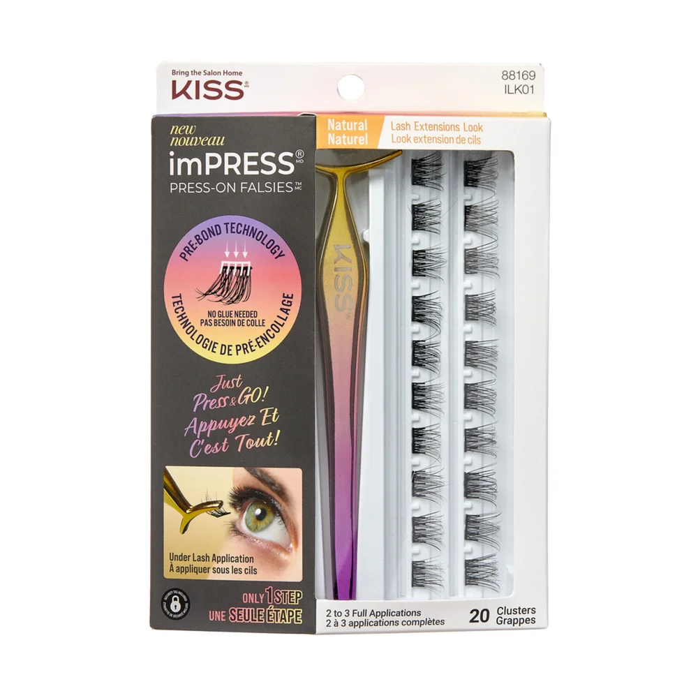 ImPRESS Press On Falsies Natural Kit 01 False lashes 20 pcs – Kiss v:6972549 ImPRESS Press On Falsies Natural Kit 01 False lashes 20 pcs – Kiss v:6972549