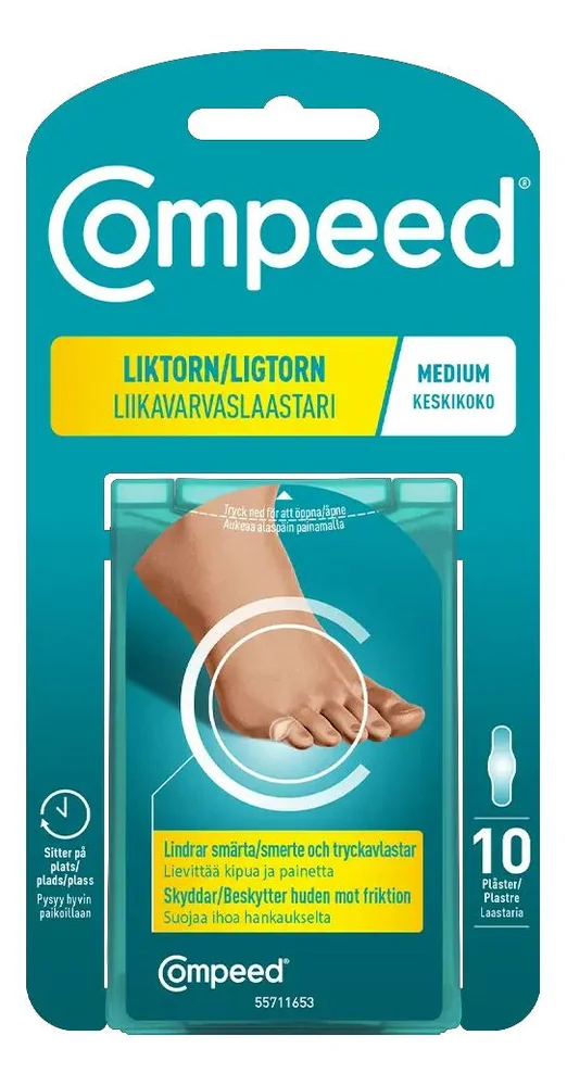 Compeed Liktornplaster (medium) - 10 stk. v:2494522