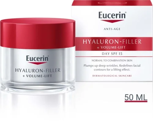 Eucerin Hyaluron-Filler + Volume-Lift Day Cream Normal Skin SPF16 50 ml v:4142241 Eucerin Hyaluron-Filler + Volume-Lift Day Cream Normal Skin SPF16 50 ml v:4142241