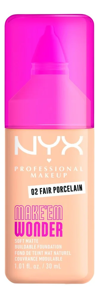 NYX Professional Makeup Make Em Wonder Foundation - 01 Pale - 30 ml. v:2216963