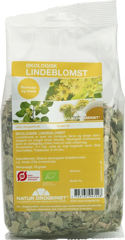 Natur-Drogeriet Lindeblomst Ø – 70 g. v:2998864 Natur-Drogeriet Lindeblomst Ø – 70 g. v:2998864