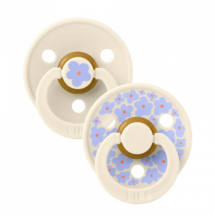 BIBS Pacifier Studio Colour 2 PACK Jasmine Latex Size 2 Ivory Mix v:1830642 BIBS Pacifier Studio Colour 2 PACK Jasmine Latex Size 2 Ivory Mix v:1830642
