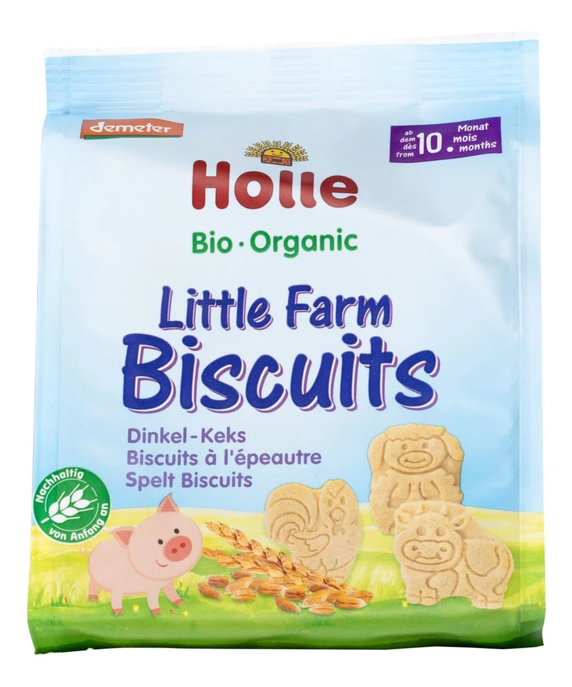 Holle Little Farm Biscuits Ø – 100 g. v:2432465 Holle Little Farm Biscuits Ø – 100 g. v:2432465