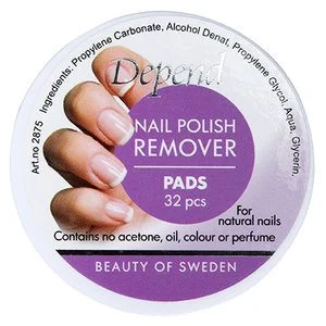 Depend Nail Polish Remover Pads 32pcs v:7848687 Depend Nail Polish Remover Pads 32pcs v:7848687