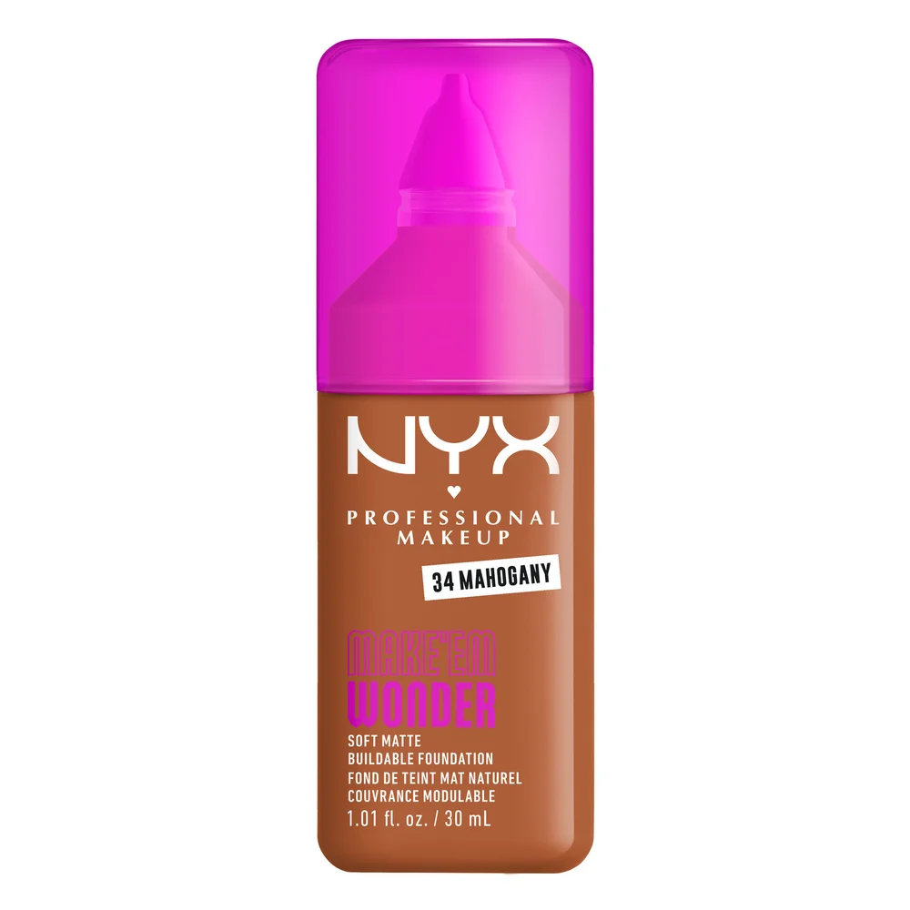 Make Em Wonder Foundation 34 Mahogany - NYX PROFESSIONAL MAKEUP v:7881600