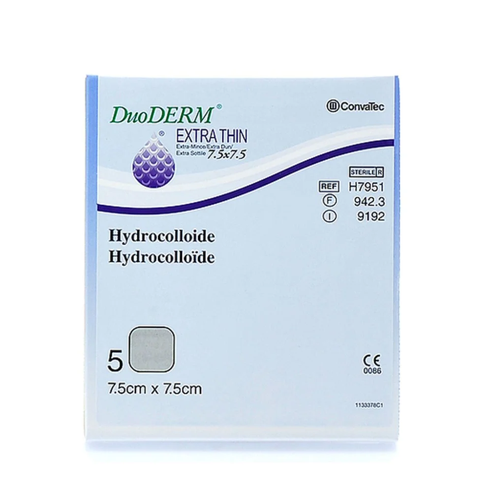 Duoderm Ekstra Tynn 7,5×7,5 cm – 5 stk v:3508822 Duoderm Ekstra Tynn 7,5×7,5 cm – 5 stk v:3508822