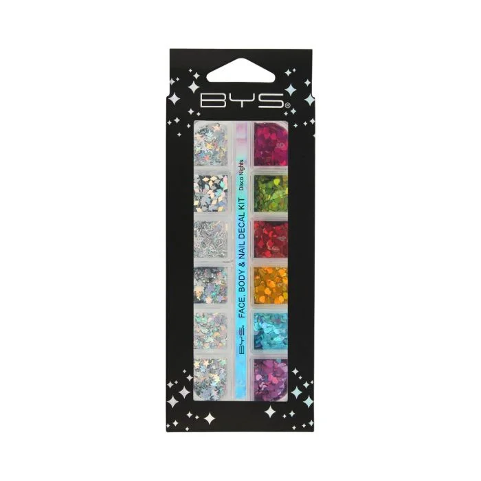 BYS Face, Body & Nail Decal Kit Disco Nights 44 g v:2333966