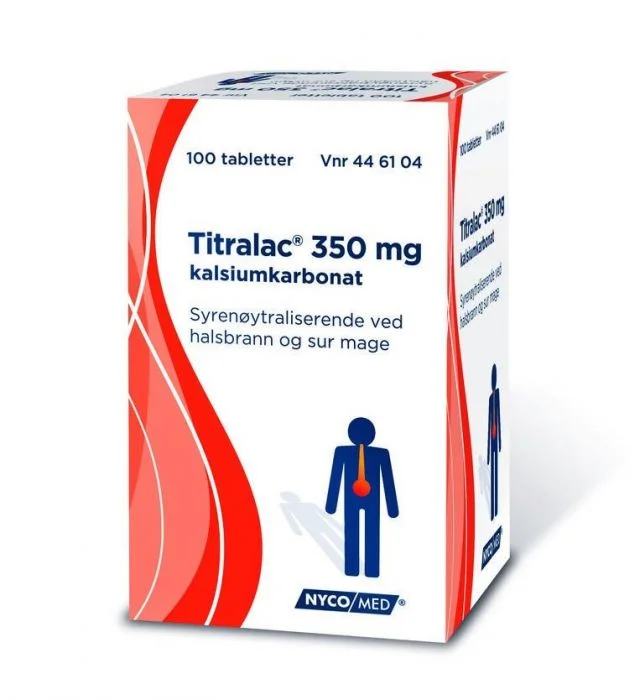 Titralac 350 mg tabletter 100 stk v:9397996