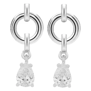 Snö Of Sweden Callie Small Plain Crystal Ear Silver Clear Onesize v:8423947 Snö Of Sweden Callie Small Plain Crystal Ear Silver Clear Onesize v:8423947