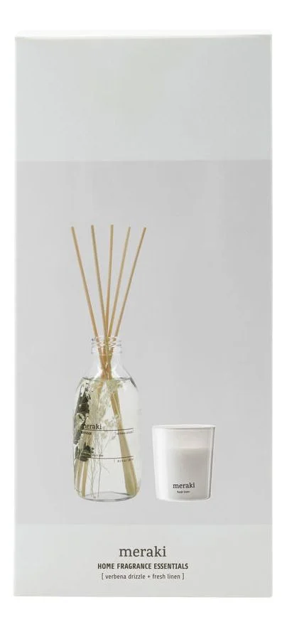Meraki Gift Box Home Fragrance Essentials Verbena Drizzle + Fresh Linen – 1 stk. v:7804097 Meraki Gift Box Home Fragrance Essentials Verbena Drizzle + Fresh Linen – 1 stk. v:7804097