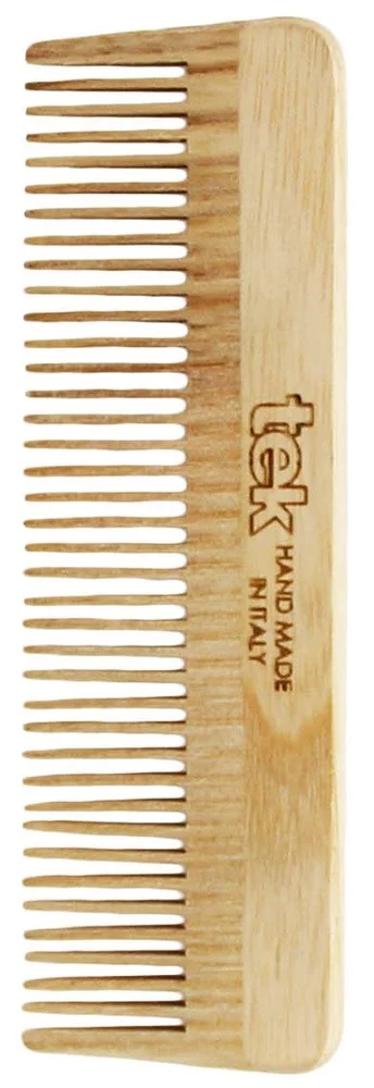 Tek Small Wooden Beard Comb With Fine Teeth v:8649731