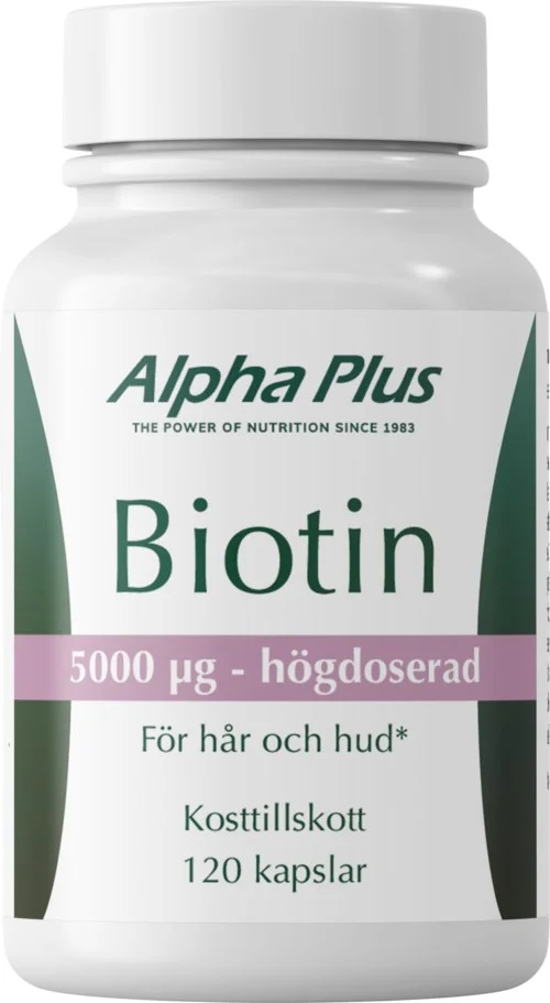 Alpha Plus Biotin 120 stk v:6100865 Alpha Plus Biotin 120 stk v:6100865
