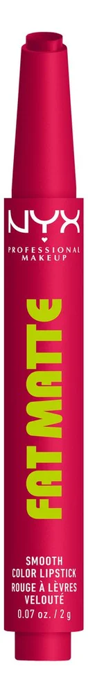NYX Professional Makeup Fat Matte Slick Click Lip Balm - 14 Hibiscus Hug - 2 g. v:7474425