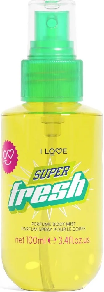 I Love… Super Fresh Perfume Body Mist 100 ml v:6239276 I Love… Super Fresh Perfume Body Mist 100 ml v:6239276