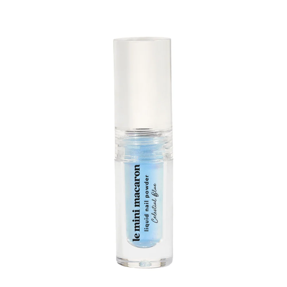 Le Mini Macaron Liquid Nail Powder Celestial Blue v:3702209 Le Mini Macaron Liquid Nail Powder Celestial Blue v:3702209