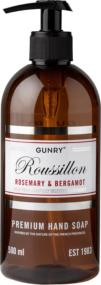 Gunry French Collection Roussillon Rosemary & Bergamot Premium Hand Soap 500 ml v:9160350 Gunry French Collection Roussillon Rosemary & Bergamot Premium Hand Soap 500 ml v:9160350