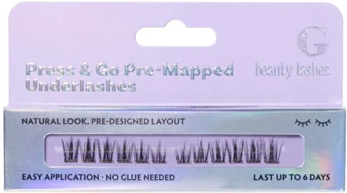 G Beauty Lashes Press & Go Pre-Mapped Underlashes Glow v:5506550