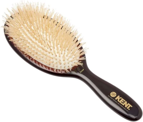 Kent Brushes Classic Shine Medium Soft White Pure Bristle Hairbrush v:4527798 Kent Brushes Classic Shine Medium Soft White Pure Bristle Hairbrush v:4527798