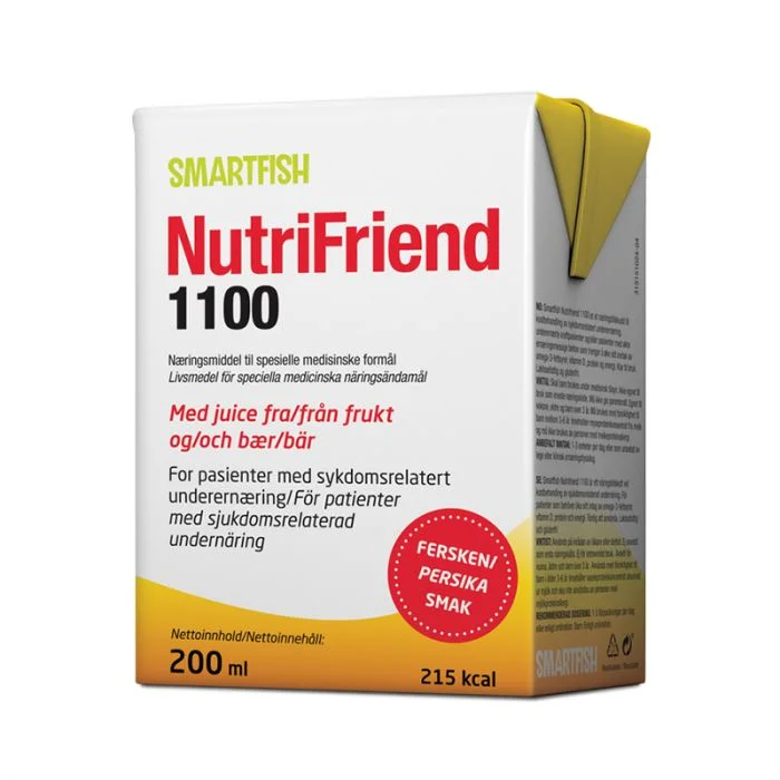 Smartfish NutriFriend 1100 Fersken 200ml v:3845183 Smartfish NutriFriend 1100 Fersken 200ml v:3845183