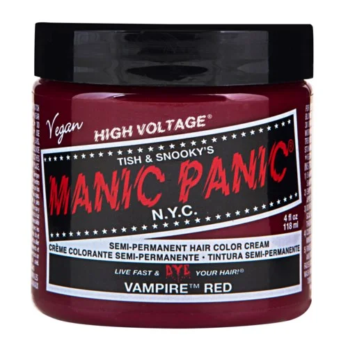 Manic Panic Semi-Permanent Hair Color Cream Vampire Red v:2105400 Manic Panic Semi-Permanent Hair Color Cream Vampire Red v:2105400