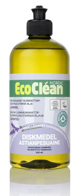 EcoClean Oppvaskmiddel lavendel 500 ml v:2343190 EcoClean Oppvaskmiddel lavendel 500 ml v:2343190