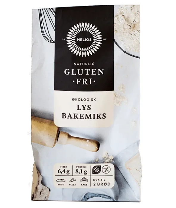 Helios Glutenfri Lys Bakemiks 600 g v:7114917