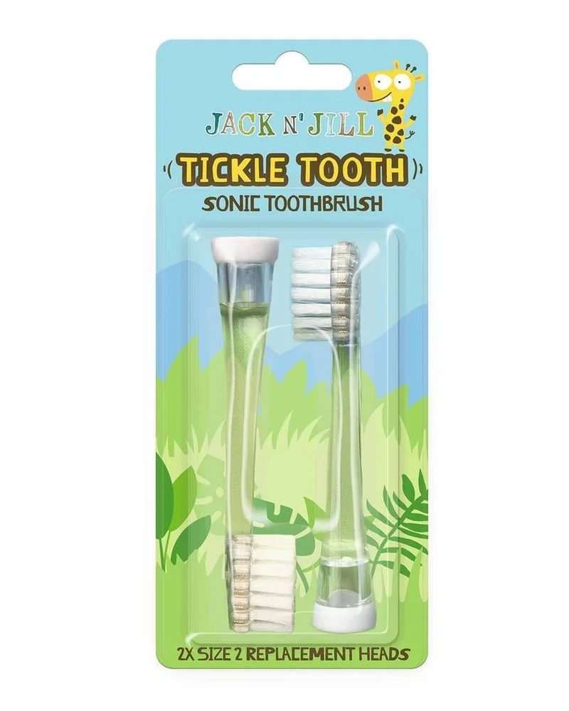 Jack N’ Jill Tickle Tooth Tannbørstehoder – 2 stk. v:4379540 Jack N’ Jill Tickle Tooth Tannbørstehoder – 2 stk. v:4379540