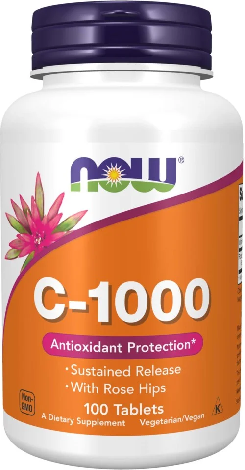 NOW Vitamin C-1000 Sustained Release 100 stk v:1570718 NOW Vitamin C-1000 Sustained Release 100 stk v:1570718