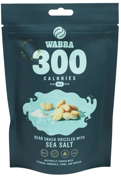 Wabba Bean bønnesnacks Sea Salt | Sprø snacks v:8193143