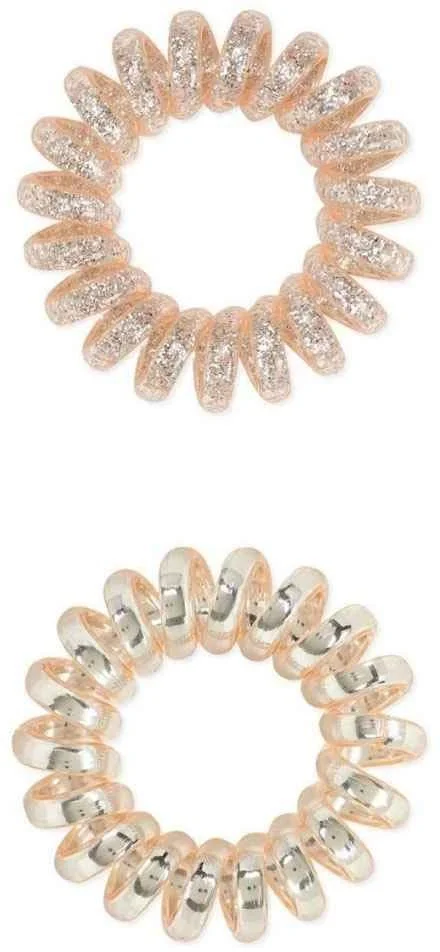Dessata no-pulling hårsnoddar Glitter + metal rose gold v:4117537 Dessata no-pulling hårsnoddar Glitter + metal rose gold v:4117537